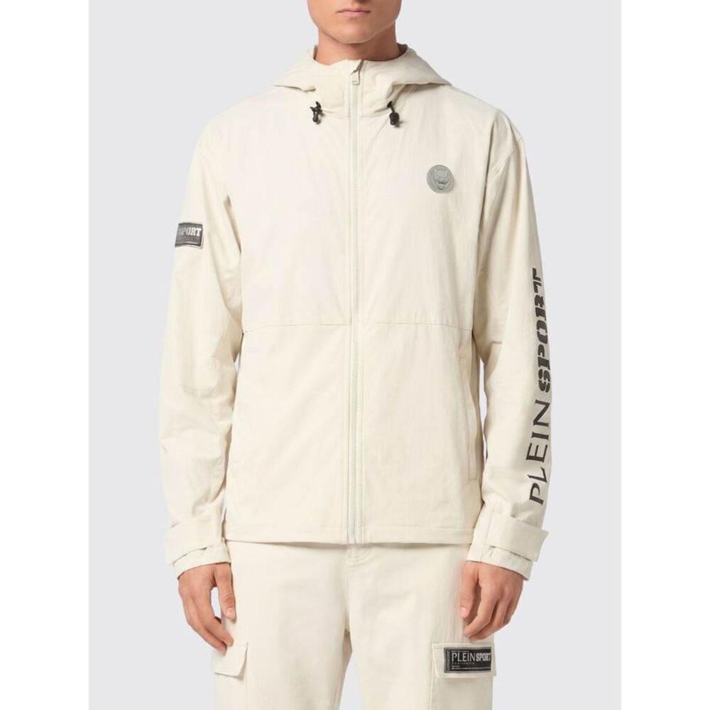 Plein Sport Men Hooded Windbreaker Plein Sport